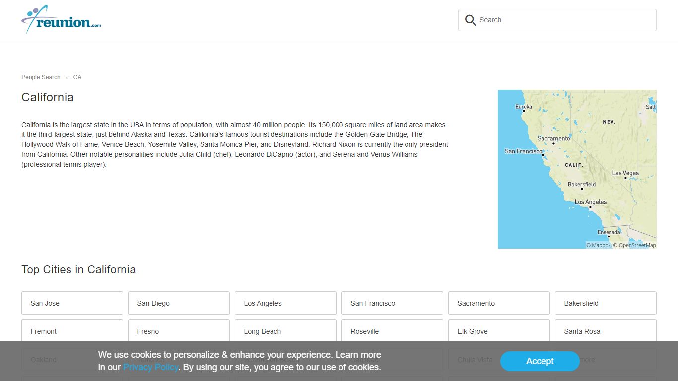 California People Finder & People Search - Reunion.com